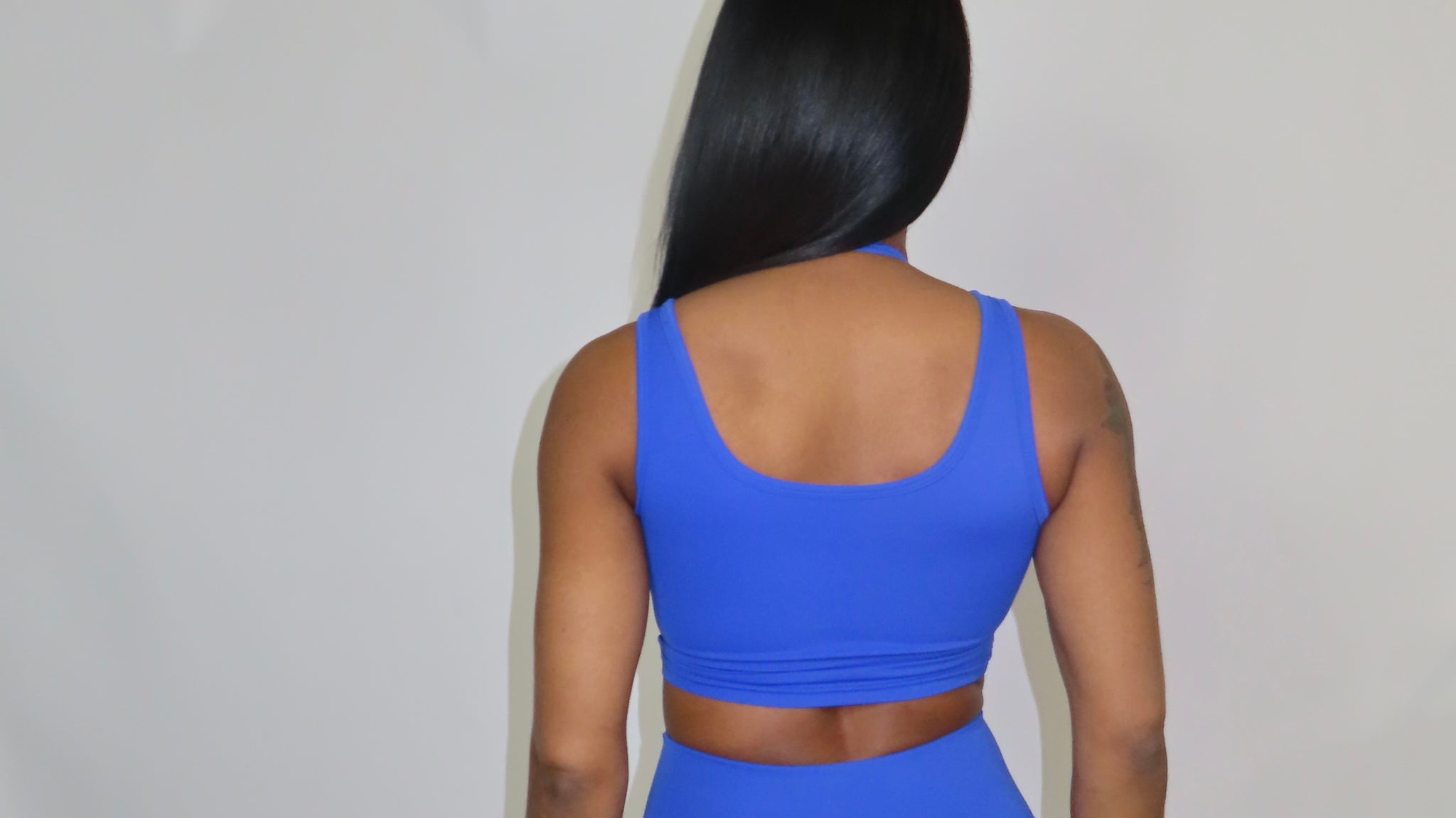 Keyfit Royal Blue Sports Bra crop top