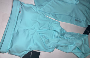 Easter blue Keyfit Hoodie Sports bra